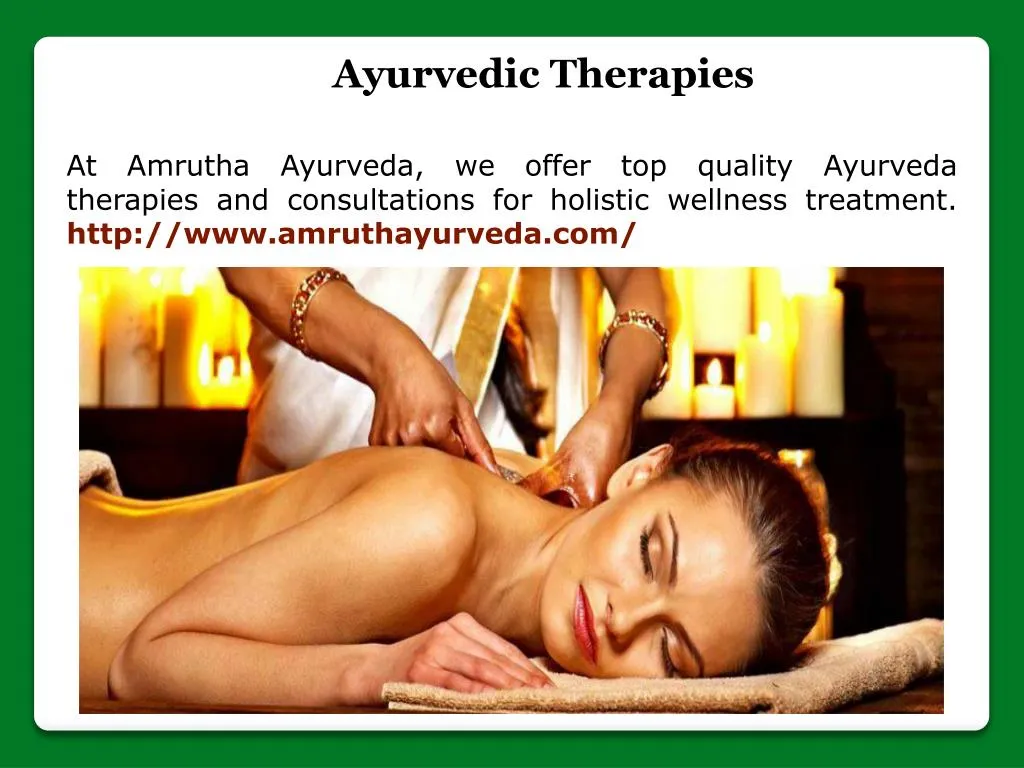 ayurvedic therapies