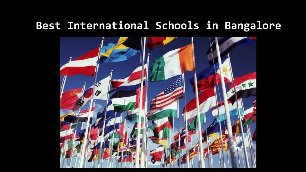 best international schools in bangalore