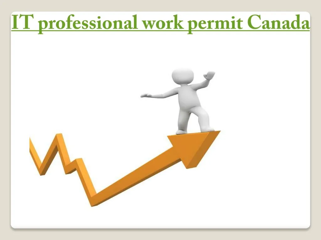 it professional work permit c anada