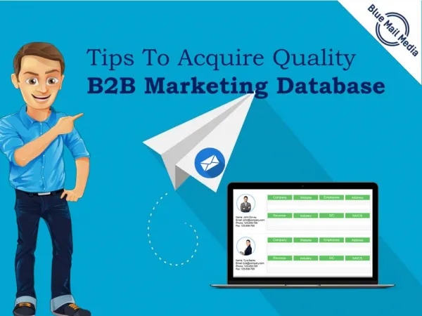 Tips To Acquire Quality B2B Marketing Database