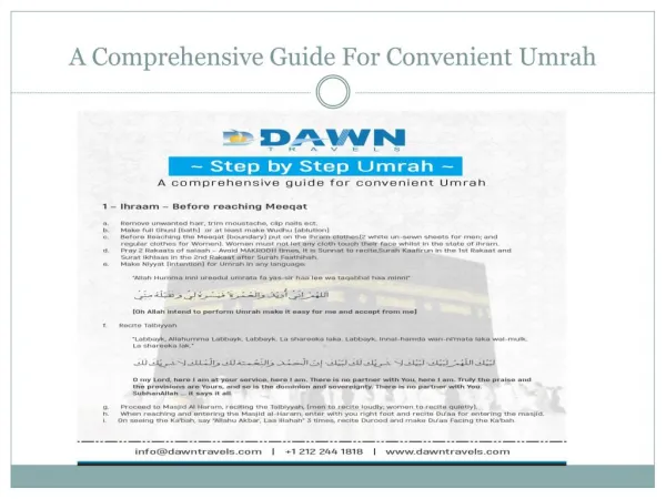 How to Perform Umrah Step By Step