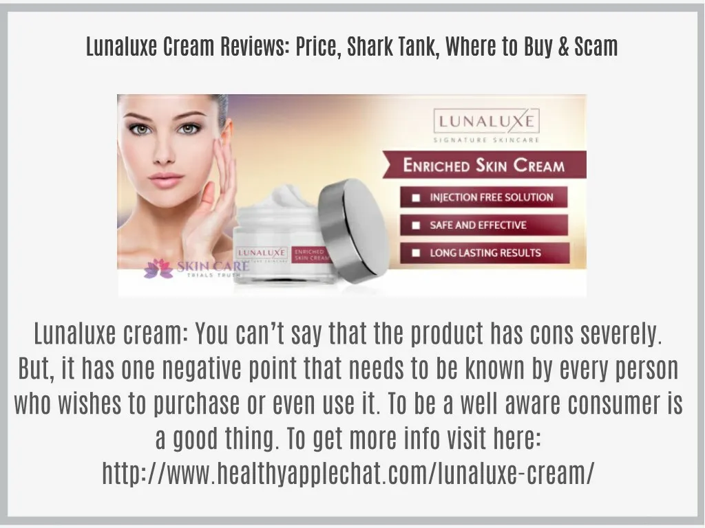 lunaluxe cream reviews price shark tank where