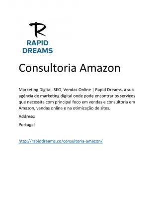Consultoria Amazon - slide 1