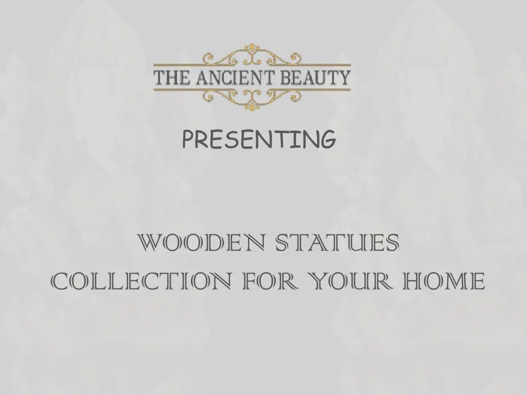wooden statues collection for your home