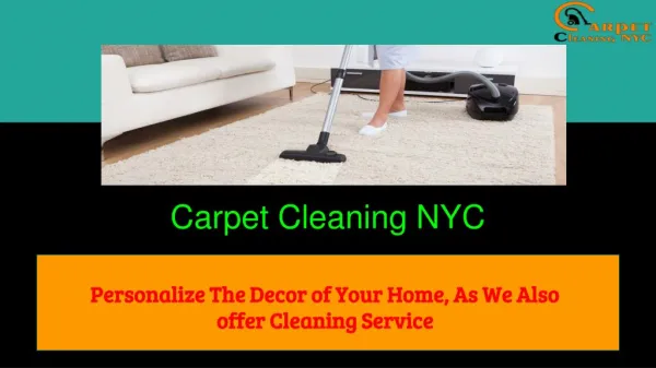 Give Your Carpet A New Life