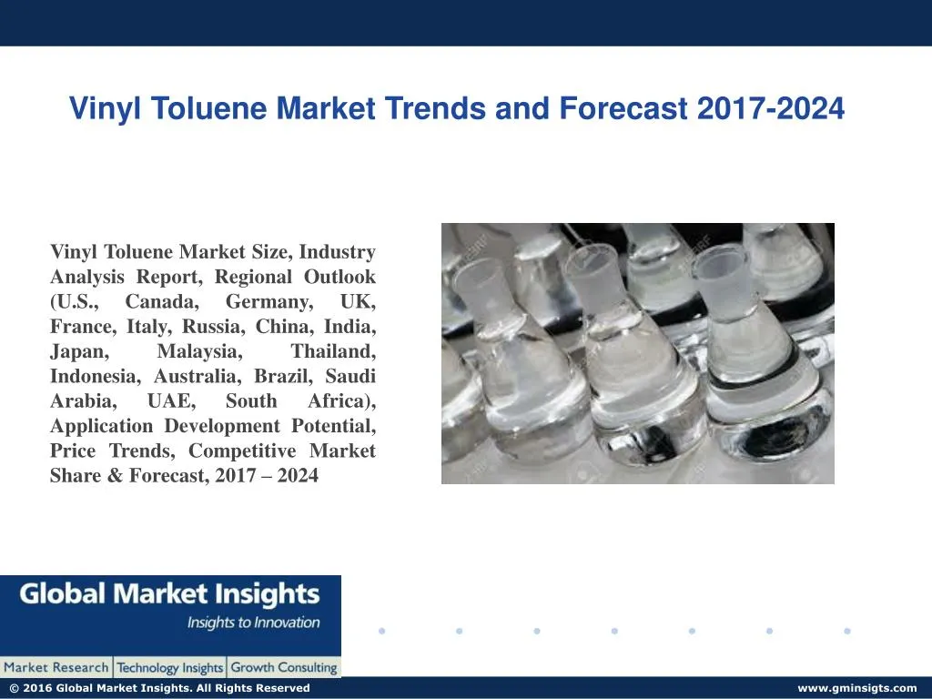 vinyl toluene market trends and forecast 2017 2024