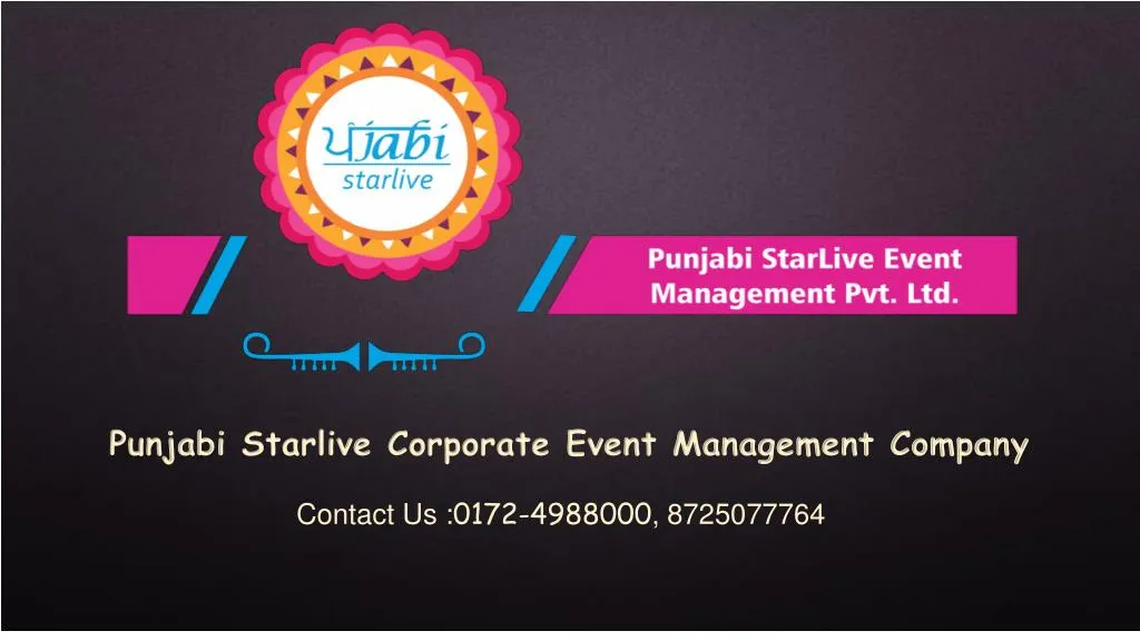 punjabi starlive corporate event management