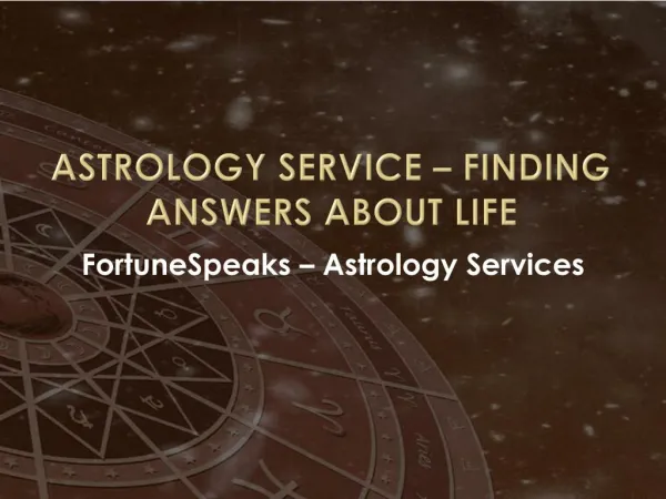 Astrology Service – Finding Answers About Life