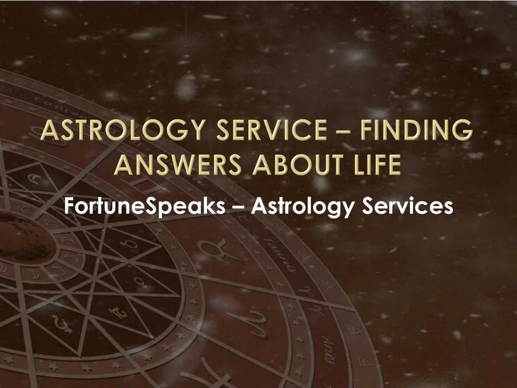 astrology service finding answers about life
