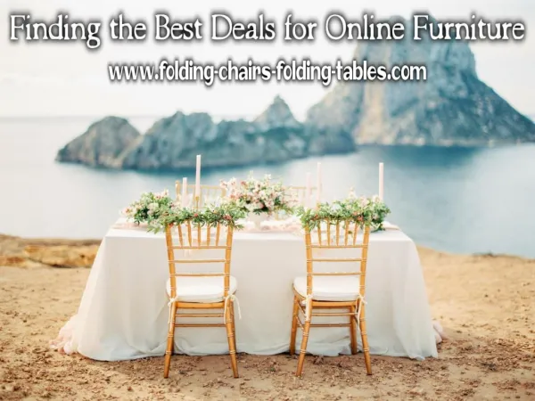 Finding the Best Deals for Online Furniture