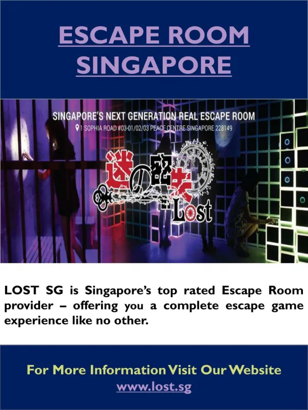 Real Escape Room Singapore