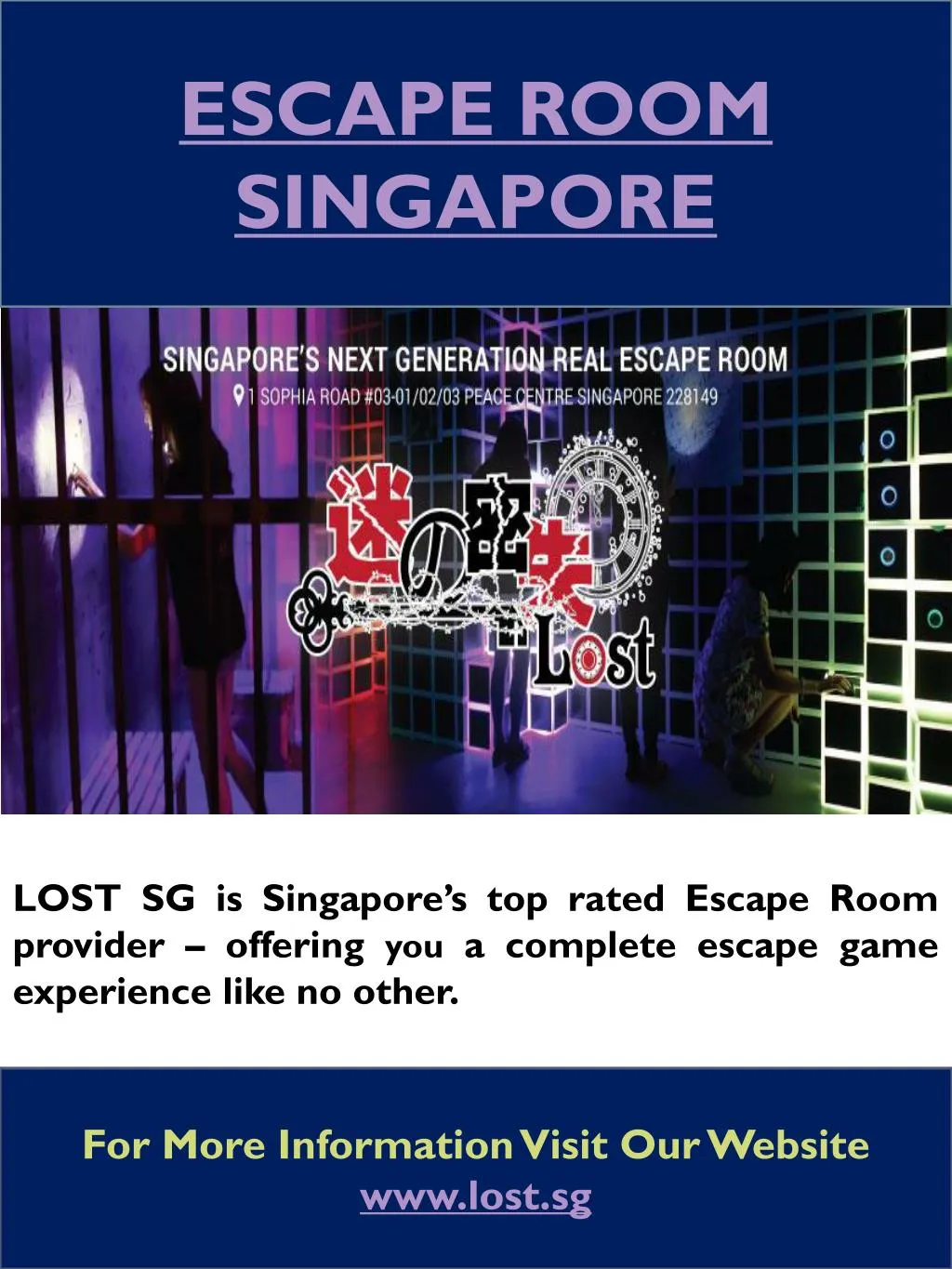 escape room singapore