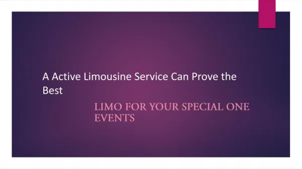 Why A-Active Limo for Wedding Denver CO Service