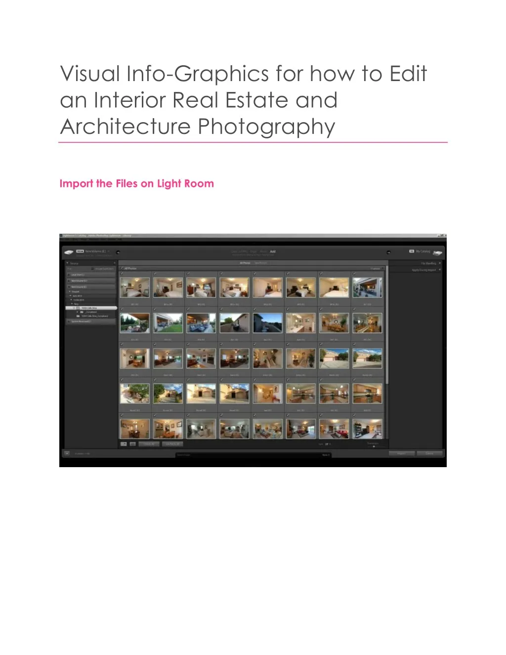 visual info graphics for how to edit an interior