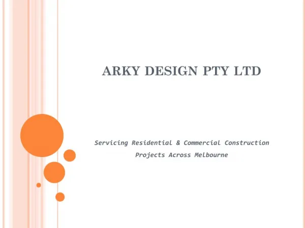 Architectural and Building Designer in Melbourne | Arky Design