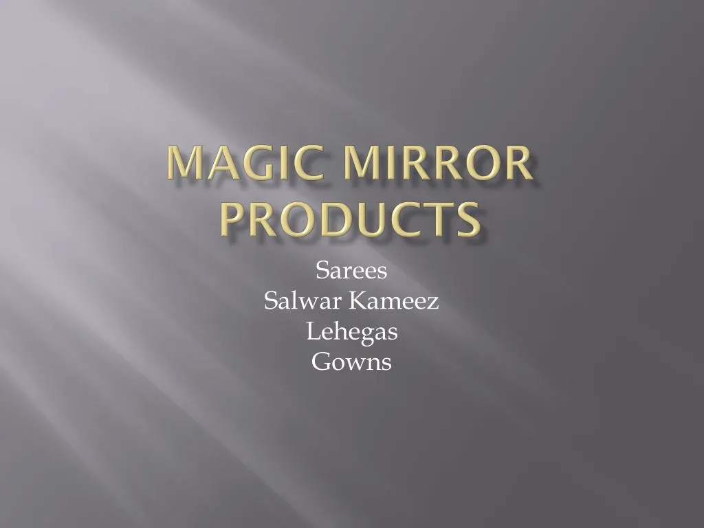 magic mirror products