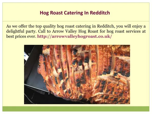 Pig Roast Catering In Worcestershire