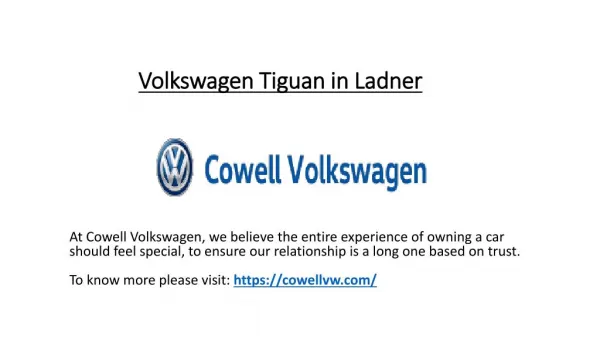 Volkswagen Dealership in Tsawwassen