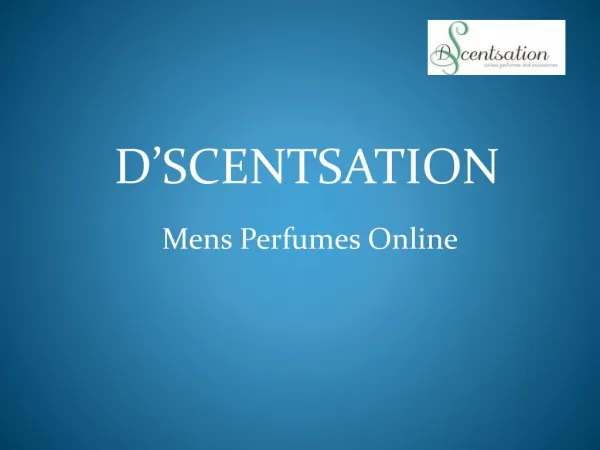 Mens Perfumes Online