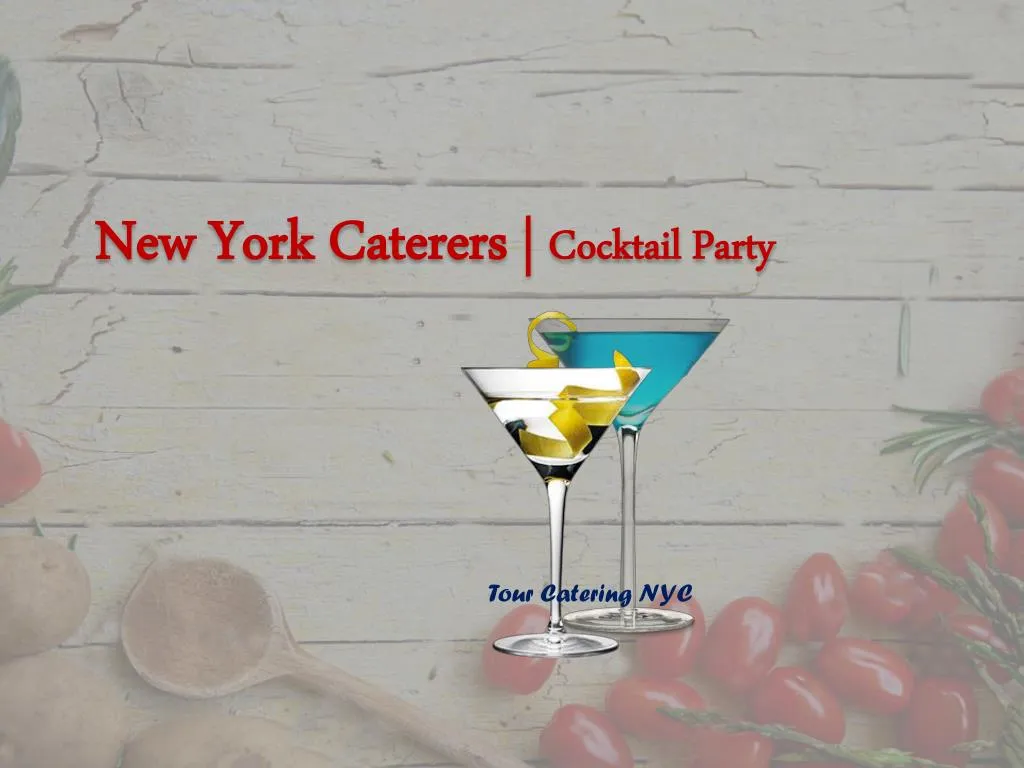 new york caterers cocktail party