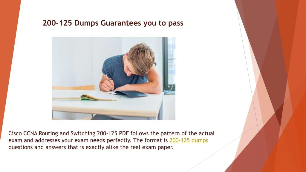 200 125 dumps guarantees you to pass