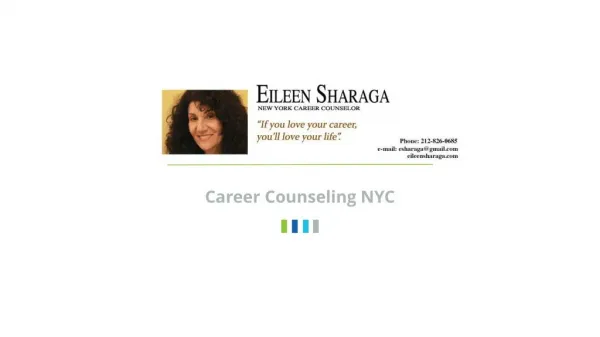 Nyc career counselor