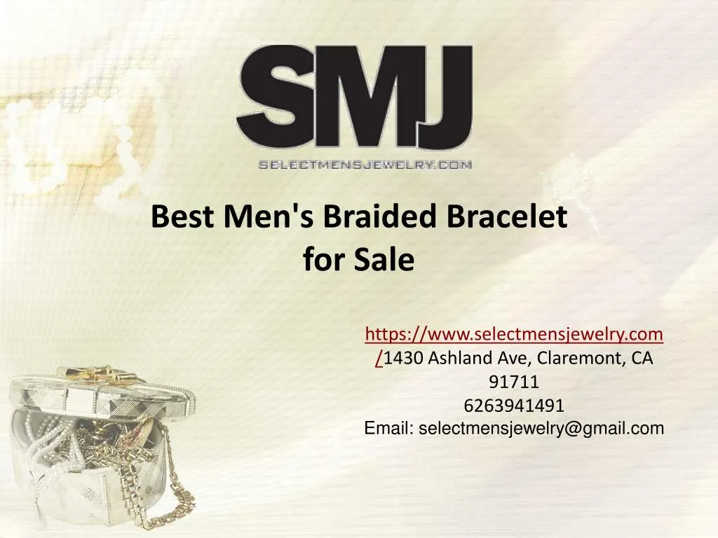 best men s braided bracelet for sale