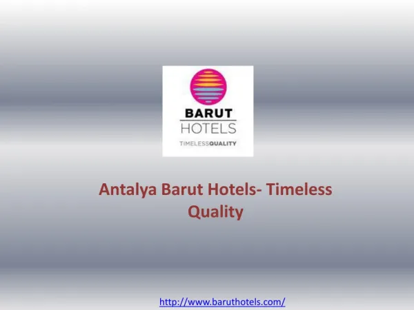 Antalya 5 Star Hotel