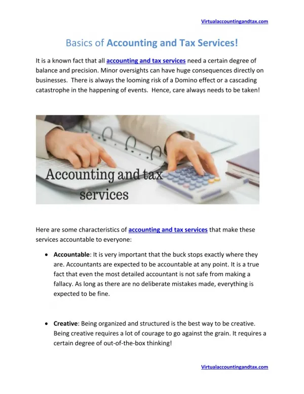 Virtual Accounting and Tax Services in Norfolk