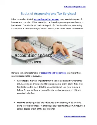 Virtual Accounting and Tax Services in Norfolk - slide 1