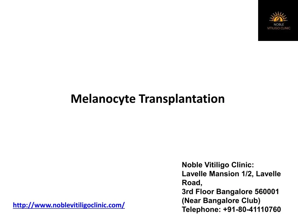 melanocyte transplantation
