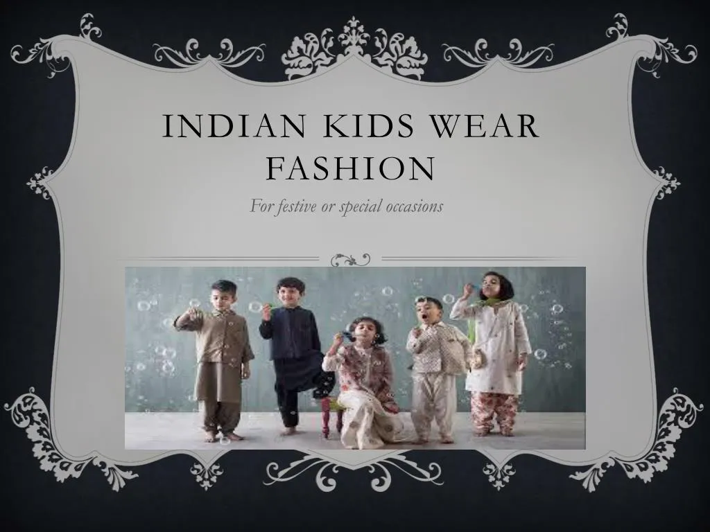 indian kids wear fashion