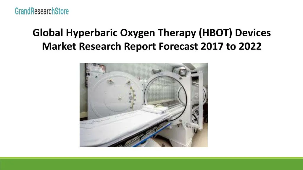 global hyperbaric oxygen therapy hbot devices