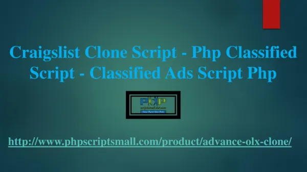 Classified Ads Script Php - Php Classified Script - Craigslist Clone Script
