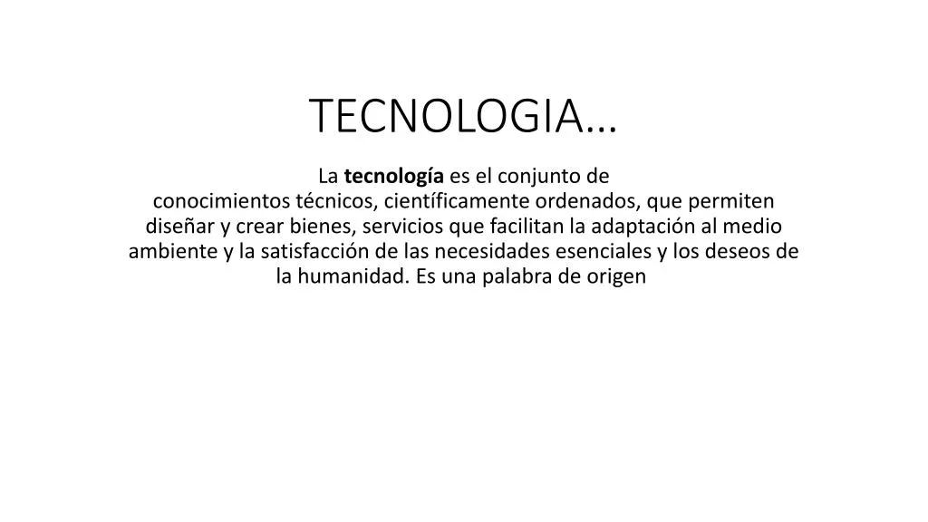 tecnologia