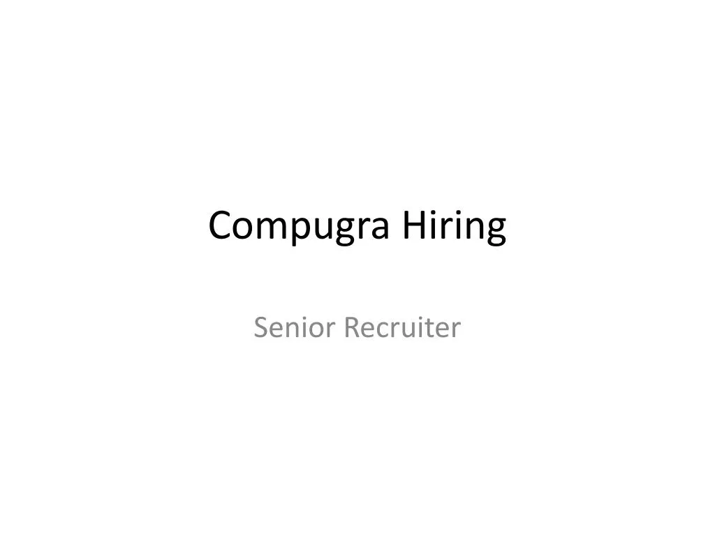 compugra hiring