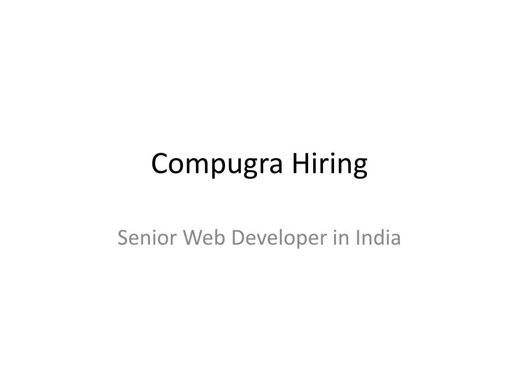 compugra hiring