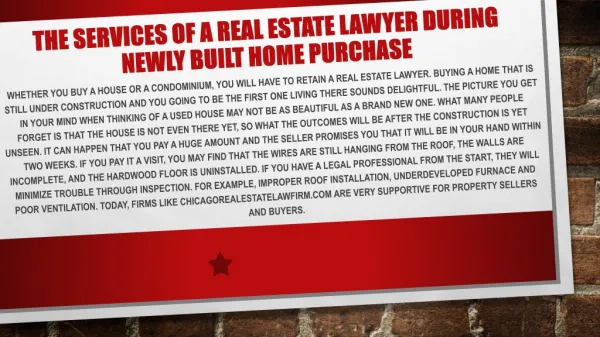 The real estate lawyer Ready To Assist You Any Legal Issue