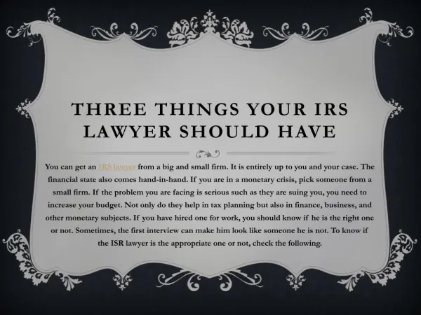 Gordon Law Ltd | An IRS lawyer can help you out with all parts of your taxes