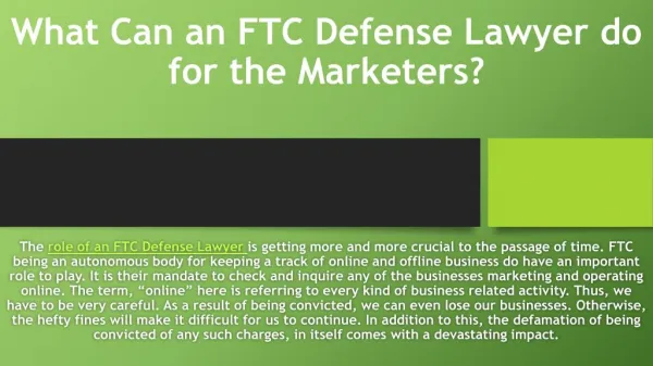 Gordon Law Group | Protect Your Business With An FTC Defense Lawyer