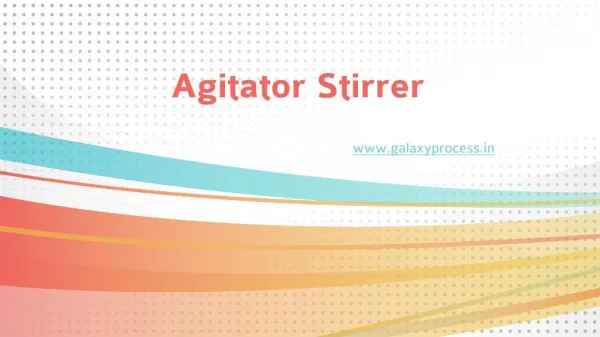 Agitator Stirrer