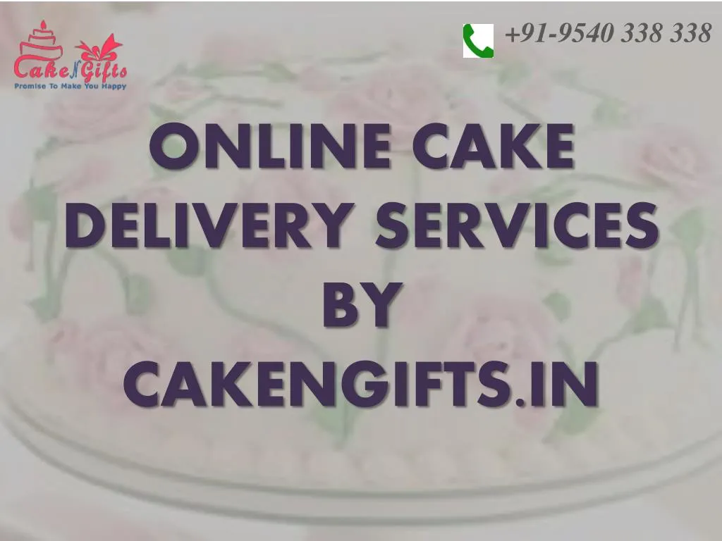 online cake delivery services by cakengifts in
