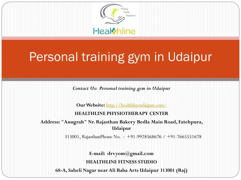 personal training gym in udaipur