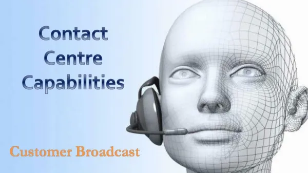 Contact center capabilities v1
