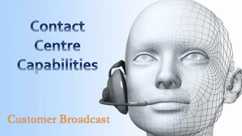 contact centre capabilities
