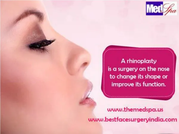 Rhinoplasty Nose Surgery in Delhi
