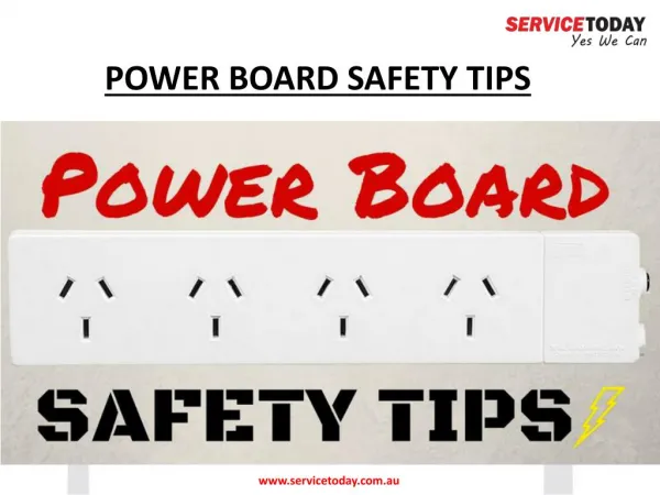 Presentation on Power Boards Safety Guidelines