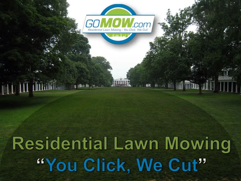 residential lawn mowing you click we cut