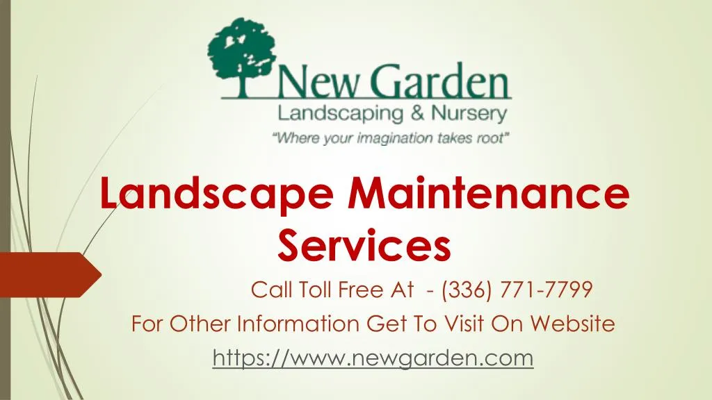landscape maintenance services