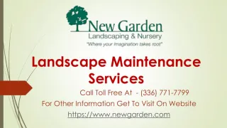 New Garden Landscaping and Nursery - slide 1